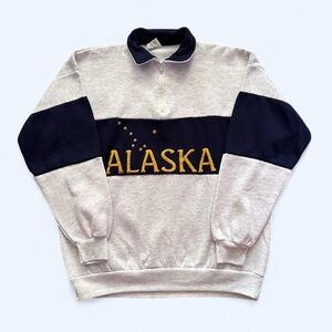 Vintage 1980s Alaska Graphic Sweatshirt L